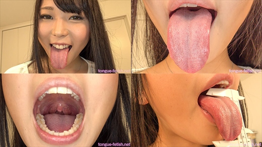 【舌フェチベロフェチ】川越ゆいのエロ長い舌と口内をじっくり観察